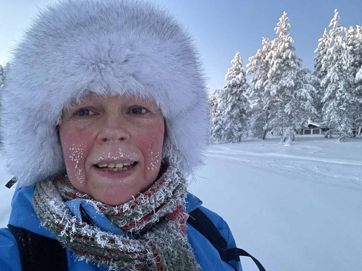 Face froze. Naama jääty. <a href="/visitlapland/">VisitLapland!</a> @visitsodankyla #winter #freezing #subzerotemperature #talvi #pakkanen