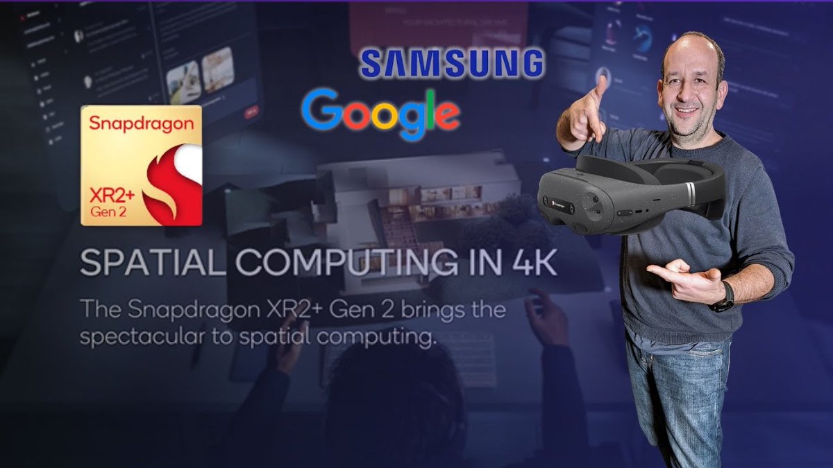 dmeance's tweet photo. Snapdragon XR2+ Gen 2 : Qualcomm, Samsung et Google dans les starting-block pour affronter Apple https://t.co/4Jr27yXLyW via @YouTube @DavidNogueira_3 @Qualcomm_FR @SamsungFR @madebygoogle @GoogleFR #SnapdragonXR2 #CES2024 https://t.co/tNHnb6iHxO