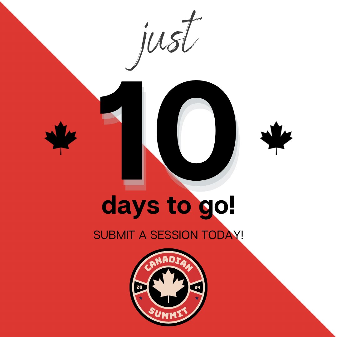 🏒 Attention, eh! 📢 Canadian Power Platform Summit has expanded the roster! 🍁 New Dynamics 365 track added! 🚀 Submit your proposal—no need to drop the gloves on a video! Lace up those ideas: sessionize.com/CPPS2024
CfS closes in 10 days. Hurry up, eh! 
#PowerPlatform #CPPS2024