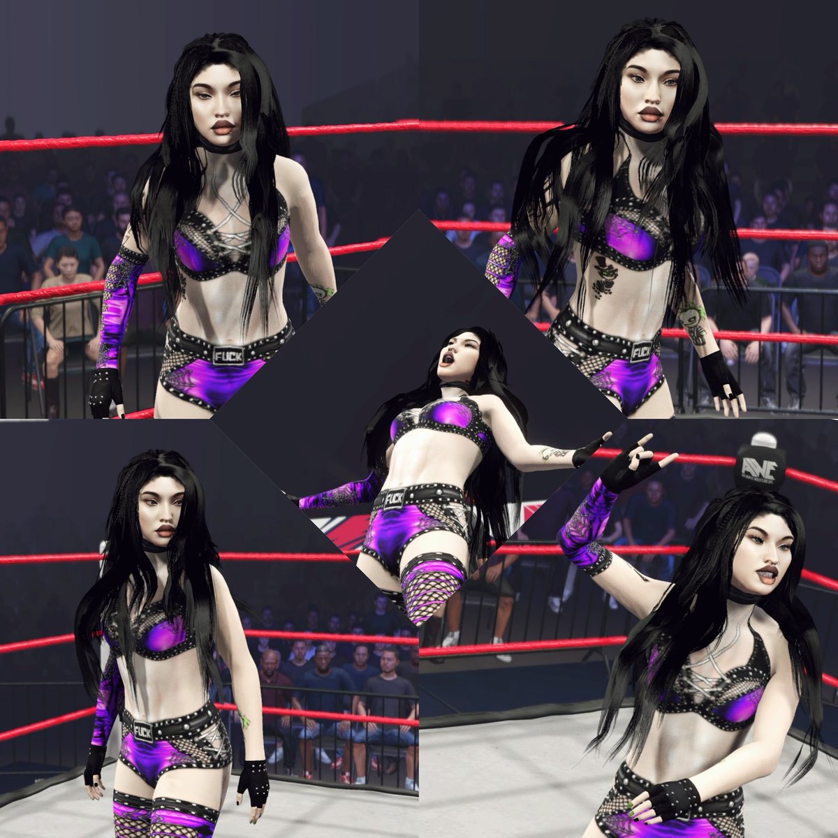 MonroeVonna's tweet photo. — 𝙃𝙀𝙍𝙀 𝙏𝙊 𝙈𝘼𝙆𝙀 𝙈𝙔 𝙈𝘼𝙍𝙆 —
—
—
— https://t.co/ohtxjUFHy3
—
—
— #WWE2K23 https://t.co/JNWGRxztSd