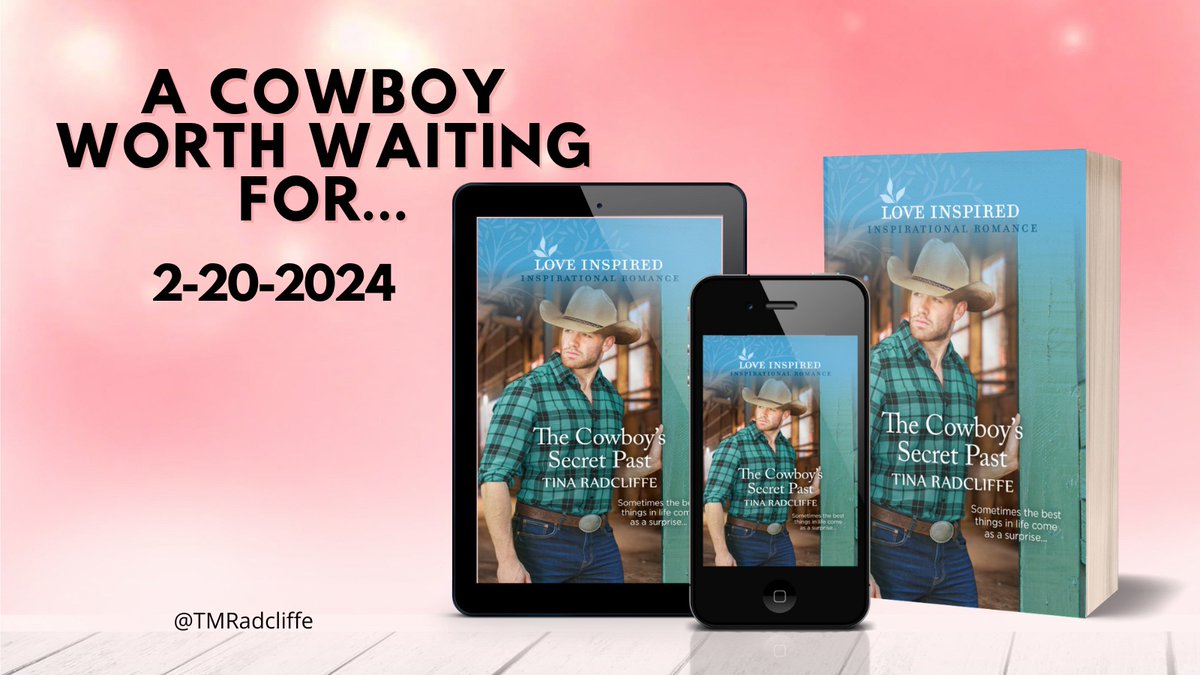 SallyShupe1's tweet photo. Coming February 20th from Publishers Weekly Bestseller @TMRadcliffe 
The Cowboy's Secret Past : Book 3 Lazy M Ranch Series.
Preorder at your favorite retailer.
Amazon https://t.co/L6LIrYQEQm
Harlequin https://t.co/wdiyMdjz9Z
Kobo https://t.co/D9UropbRkv https://t.co/sLQyEkVNH3