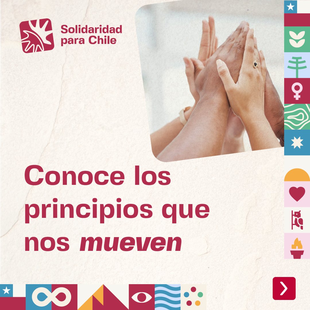 psolchile's tweet photo. Los principios y valores de cada organización son los que las diferencian. Entonces, ¿Cuáles son los principios de Solidaridad para Chile? 🤔

Revisa nuestros lineamientos e infórmate en https://t.co/OfYrfN9w1j 🤓

¡Un país solidario es posible! ☀️ https://t.co/mOLn1ruwF2