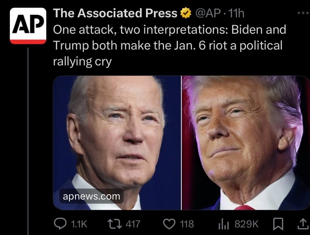 theliamnissan's tweet photo. Here is the Associated Press trying to "both sides" an attempted fascist coup. This is how authoritarianism creeps in folks, and the media is always, always, always complicit. https://t.co/fBv0KdbYV7