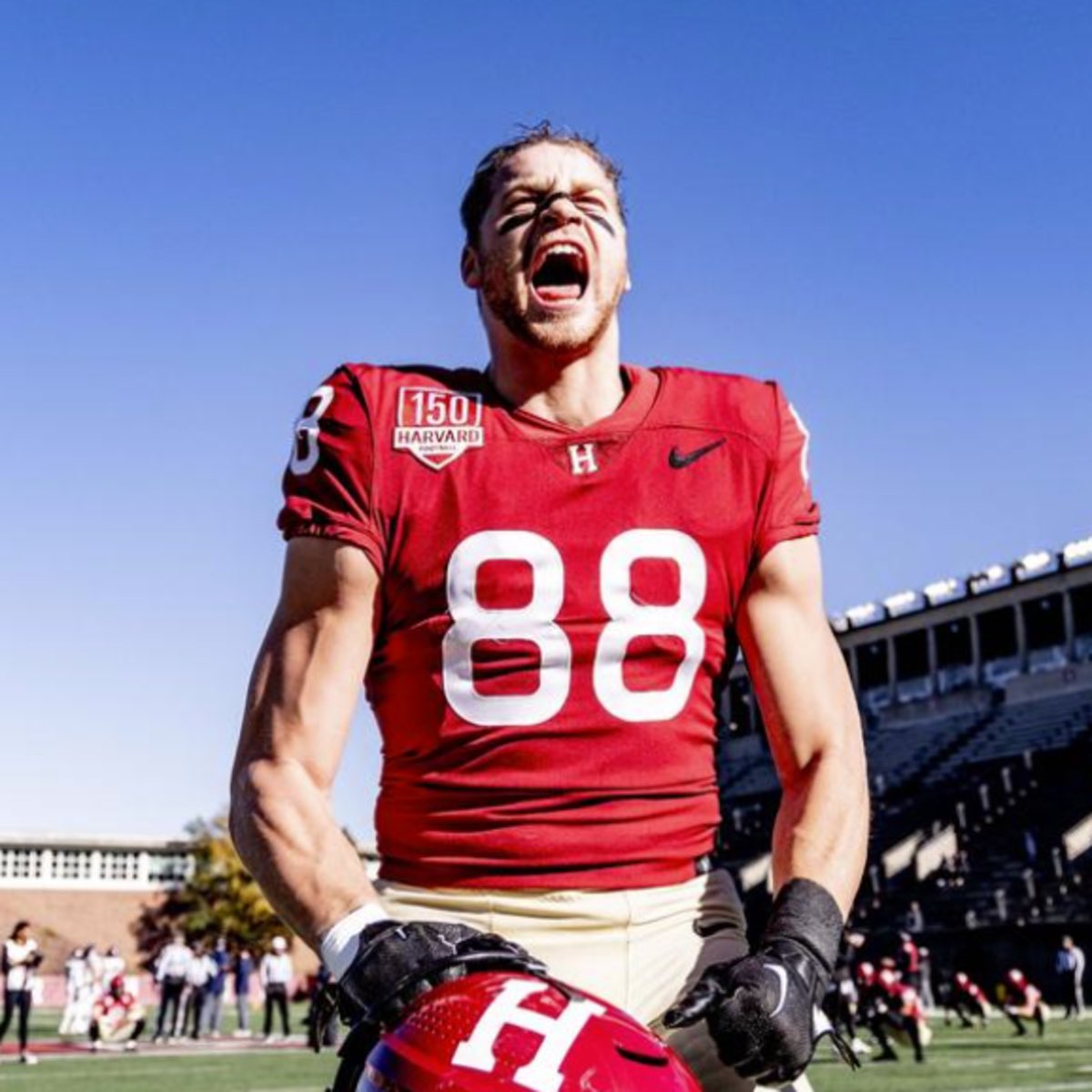 After a great conversation with @Coach_Joel_Lamb I am blessed to receive an offer from Harvard University! @MicFein @CoachTimMurphy @HarvardFootball @CoachBurkeSebs