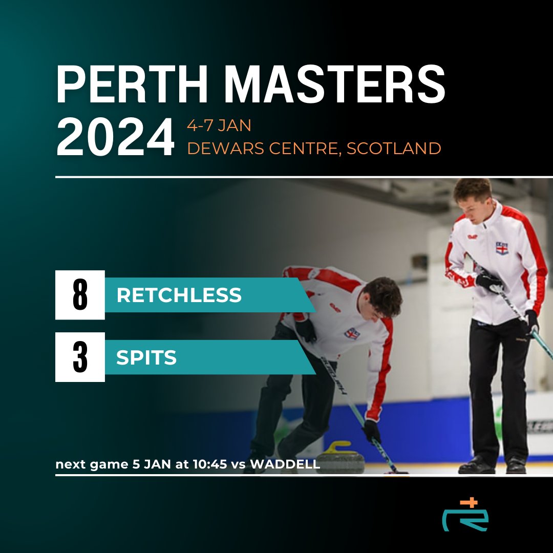 TeamRetchless's tweet photo. 💪 Win against Spits in our opening game today.

📺 We play Team Waddell at 10:45 tomorrow and the game will be live streamed. LINK BELOW.

#curling #england

https://t.co/cSwEJUjMdV https://t.co/RXA8AzwSLp