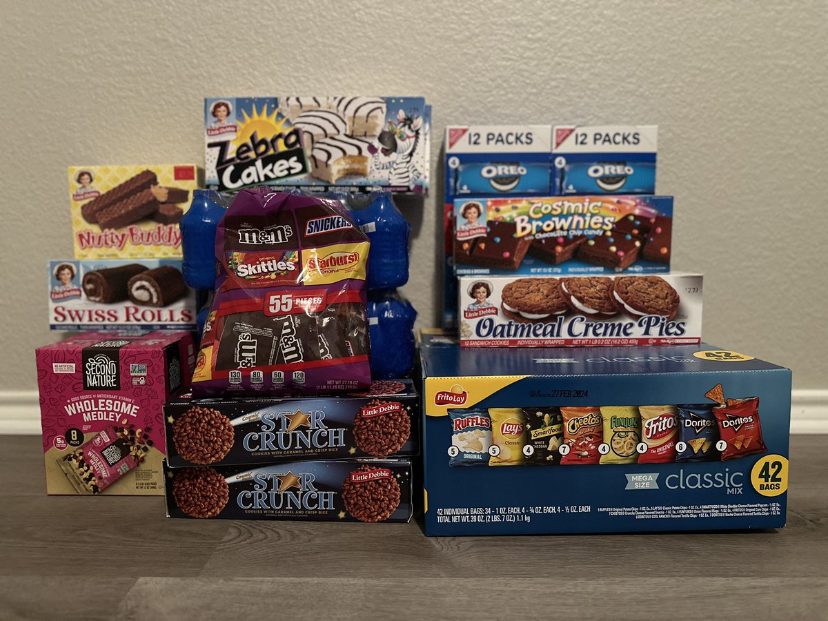 Our guys overseas are definitely in for a treat! Thanks @HTownSpartans for your generosity and helping us get some amazing goodies! These are all headed out this week in care packages.