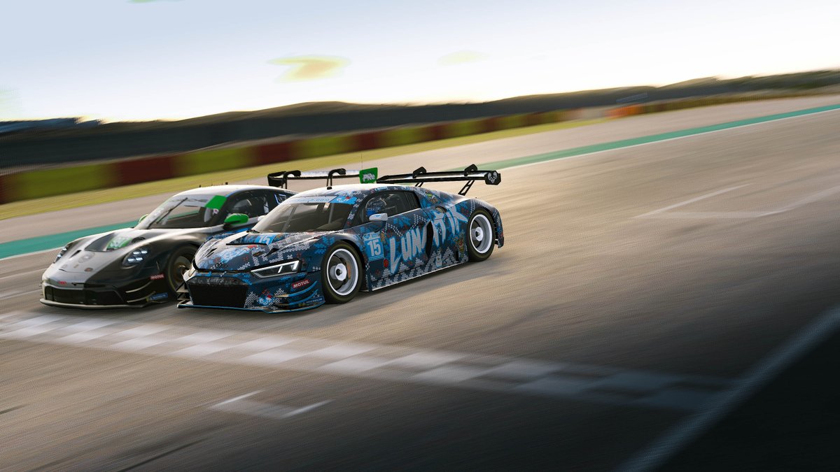 Motorland Aragon fought the crazies for every inch in the <a href="/PrecisionRL/">Precision Racing League</a>  GT3 Fixed Series. For the full scoop of the race, you can read more here lunatikracing.com/lunatik-racing…. Thanks to PRL and <a href="/RaceSpotTV/">RaceSpot TV</a>  for the broadcast #LunyBin