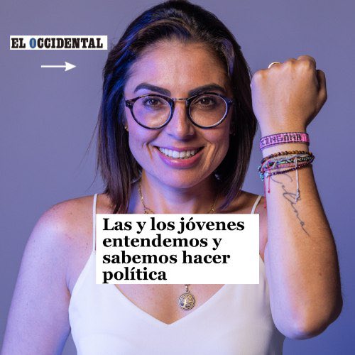 mirellemontes's tweet photo. 📰 ¡Hola, hola! 👋 Te invito a echarle un vistazo a la columna que escribí en #ElOccidental. 

Las y los jóvenes somos arquitectos del futuro, formadores de un país, 🇲🇽 estado y municipio. Es hora de elevar el estándar de la política. ⬇️

https://t.co/B5YxOCbvKZ https://t.co/E4bS4fWTaf