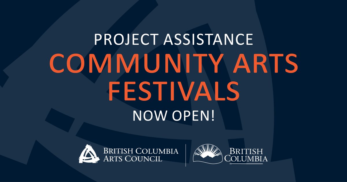 Our first program of 2024 is open! Project Assistance: Community Arts Festivals supports existing community-based arts festivals by providing funding for fees to artists, technicians, Elders, or Knowledge Keepers. Submit your application by Feb 22, 2024: bcartscouncil.ca/program/commun…