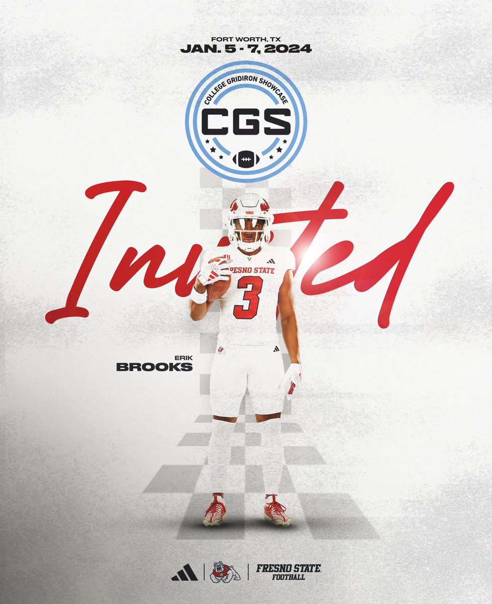 The show goes on 🍿

<a href="/ErikBrooks3_/">Erik Brooks</a> is headed to the College Gridiron Showcase‼️