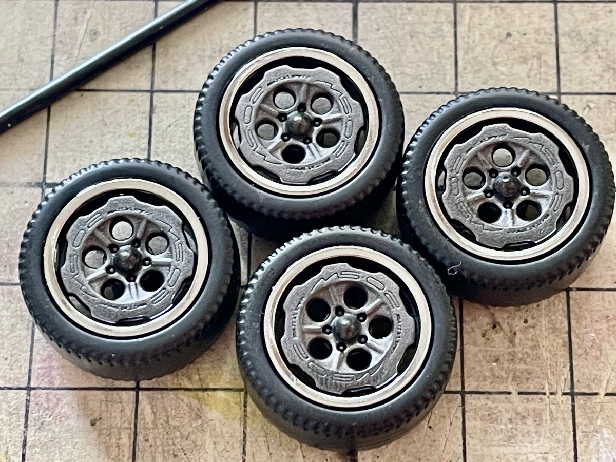 アオシマ1/32頭文字D 啓介のFD ホイールできました✌️ マツダスピード