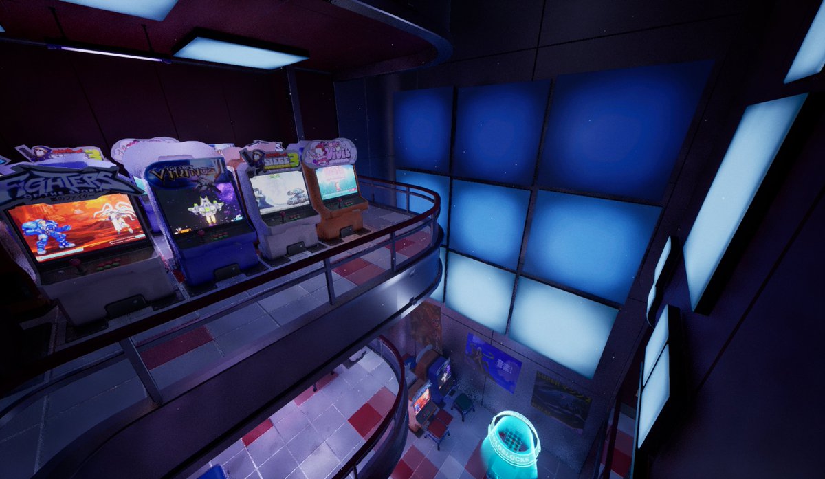 G0053D's tweet photo. #OverwatchFanart did the Hanamura arcade for my uni project :) would like to do a video to showcase all the screens and moving parts!
#3dart https://t.co/MrA9CEFY79