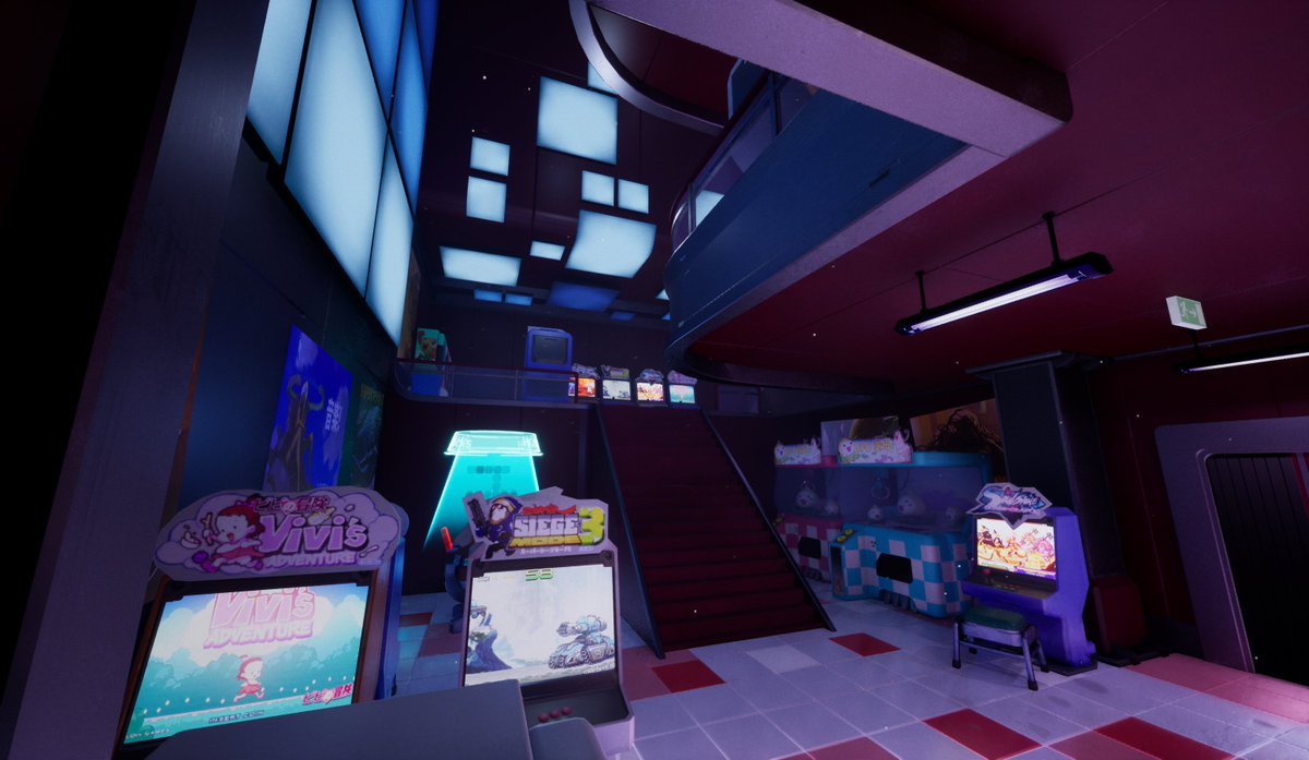 G0053D's tweet photo. #OverwatchFanart did the Hanamura arcade for my uni project :) would like to do a video to showcase all the screens and moving parts!
#3dart https://t.co/MrA9CEFY79