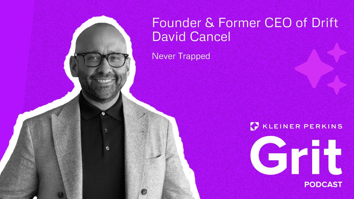 ⚡ Kicking off the new year with @Drift founder @dcancel. We discuss creating constraints, imposter syndrome, conservative spending, righteous independence, cancel culture, diversity, gut vs. data, and so much more! Full episode share.transistor.fm/s/72e95bd4