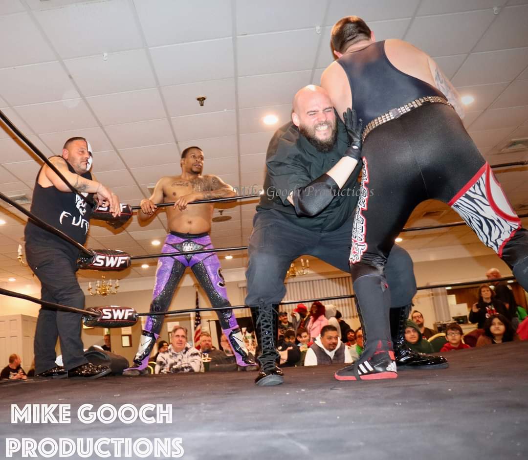 nxznofficial's tweet photo. Kit Raff putting the beats on ME... for once ๐
SWF โBattleBornโ
Pompton Lakes, NJ
3/4/23
@SWFLive #swf #swflive #wrestling #wrestler #prowrestler #professionalwrestler #independentwrestler #wrestle #NXZN #inthename #marshalllaw
๐ธ: @MikeGooch_Pics https://t.co/XPgrJalfqd