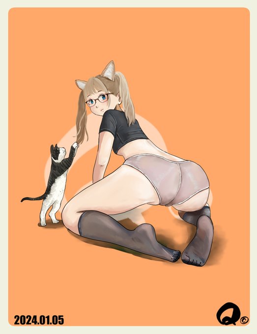 1/5㊎のモカちゃん
パンツの塗りに9割注いだ😱 