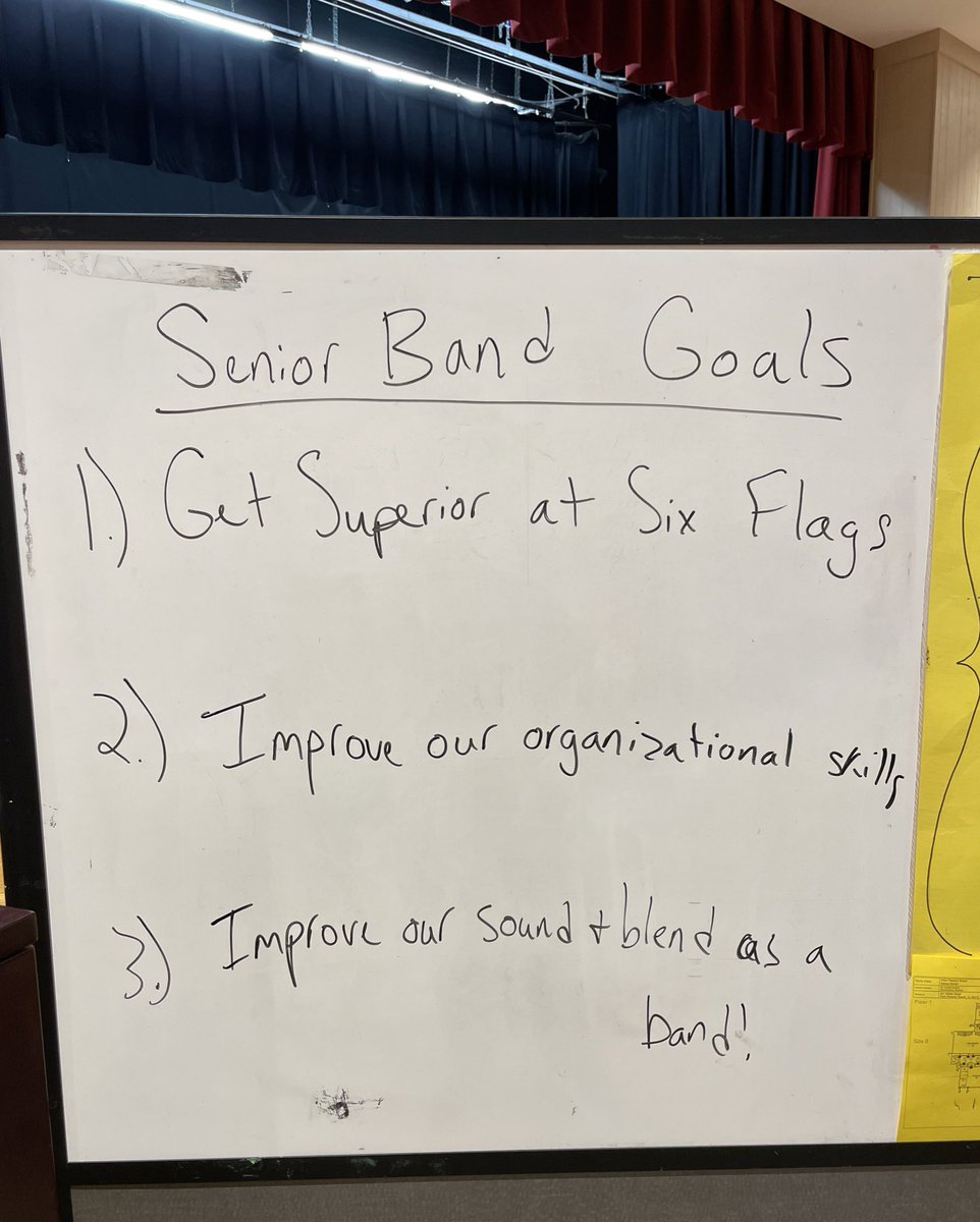After our “flurry” on Tuesday, we had our full band rehearsal today and agreed upon three goals to work towards for the rest of this year! #musicmatters #moretambo #beachhouseband <a href="/ptbeachsuper/">Will Smith</a> <a href="/AntrimSchool/">Tara Weber</a> <a href="/StecchiniM/">Michelle M. Stecchini</a>