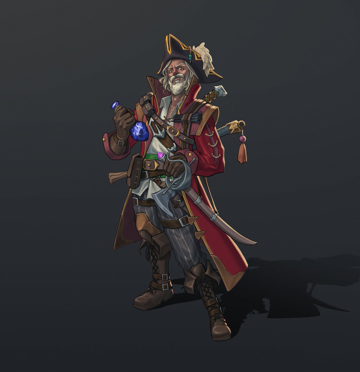 Get to know Grady Tacket! Join us on the Hideous Laughter Podcast for a new episode of our Skull and Shackles adventure! Grady’s no stranger to a life at sea. What new treasures will he uncover in this adventure?
Art by: <a href="/YuuLuz/">Yuri Luz Artist</a>
#podcast #ttrpg #pathfinder2e #fantasyart