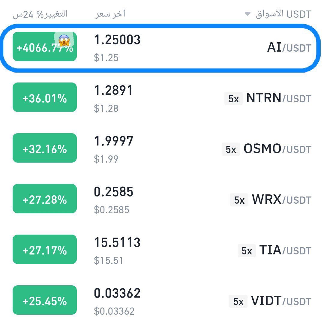 Cryptohelp90's tweet photo. #aicoin #aiusdt $ai #AI

النسبه مخيفه لكن المضاربه الاحترافيه لاتعرف نسبه ، تم قنصها من جميع المواقع باكثر من 7 توصيات في القناه الخاصه بفضل الله ✅🥰✅

والاهداف تتحقق بفضل الله ، اللهم لك الحمد ، اللهم قوة ✅🥰✅😎✅🥰✅😎✅ https://t.co/yHiTNGIsqF