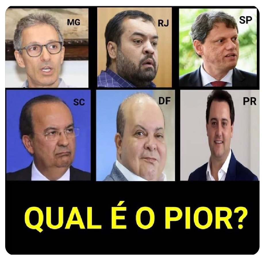 rosanavian's tweet photo. Tarcísio é pior porque suas determinações atingem mais pessoas, porém, tem um que é terrivelmente perverso e está se lixando para o povo. Tem pai famoso e se elegeu por causa das tias do zap. https://t.co/0UeSdMgv56