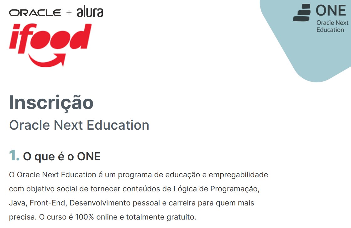 Dica do Dia #189 - Curso de programação full-stack 📚

📢A parceria iFood, alura e Oracle está trazendo um programa GRATUITO e online para ensinar

- Lógica de Programação
- Java
- Front-End
- Desenvolvimento Pessoal e Carreira

⚠️ Inscrições em app.aluracursos.com/form-one/regis…

#bolhadev