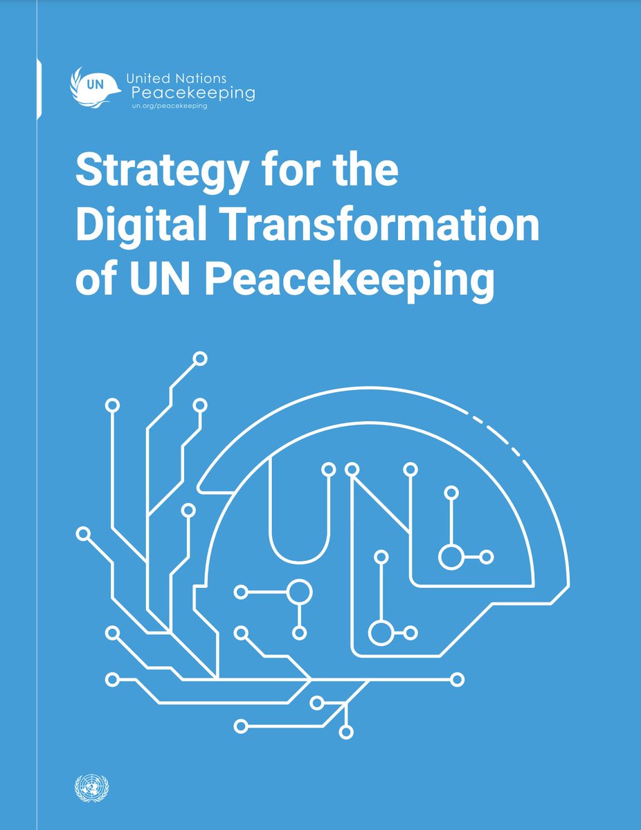 While @UN Peacekeeping has reached its 70s, we remain dynamic, utilizing new technologies to elevate performance and safeguard civilians. Dive into our Digital Transformation Strategy & its guiding principles👉ow.ly/Tcyw50QnbBV
