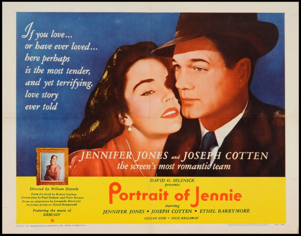 FrankMalfitano's tweet photo. ANOTHER 100 FILMS I LOVE (IN NO ORDER) 9: Ultra romantic 1948 #DavidOSelznick produced supernatural mood piece, beautifully crafted by director #WilliamDieterle &amp; 🎥 #JosephAugust from #RobertNathan 📖 about 💕 between 🧑‍🎨 #JosephCotten &amp; ghost girl #JenniferJones #EthelBarrymore https://t.co/lZcACYhJVu