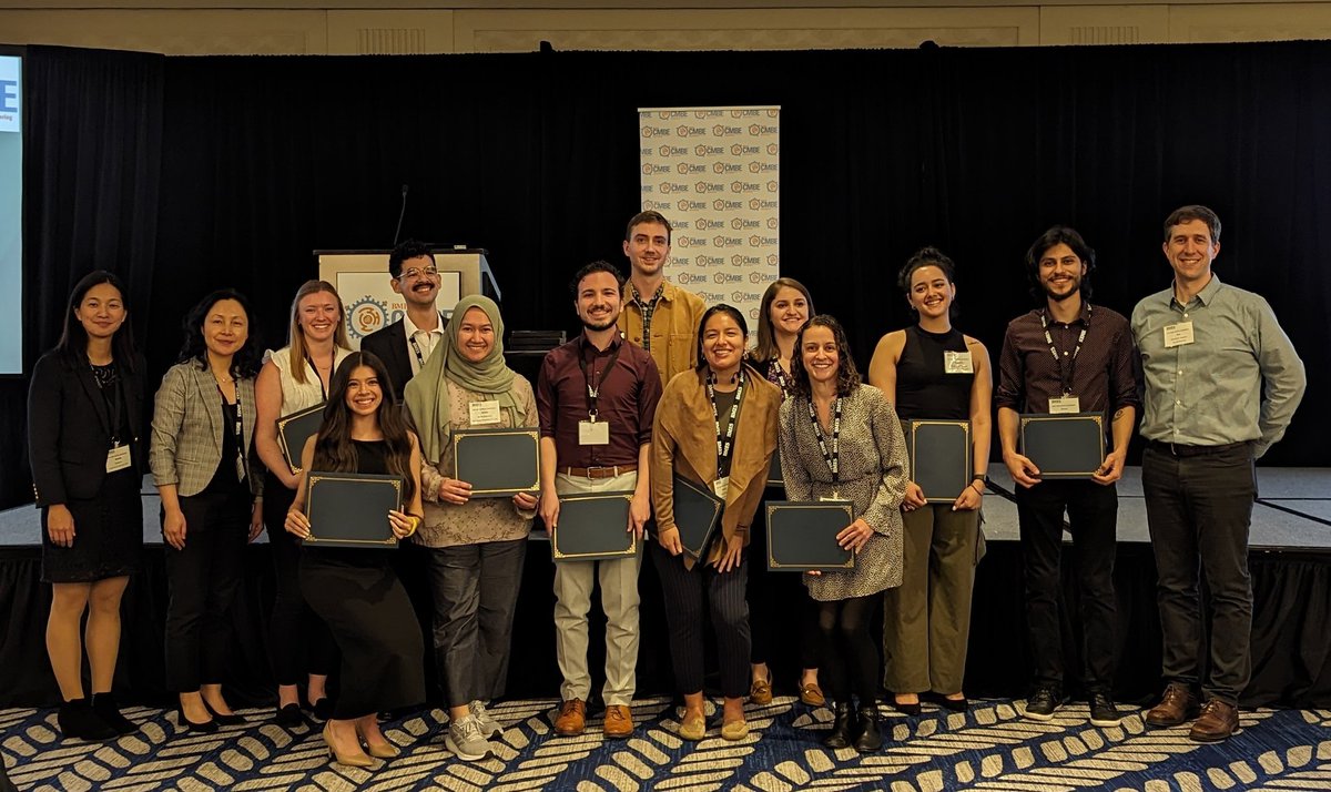 Congrats to all the #CMBE2024 Graduate Student Travel Awardees!