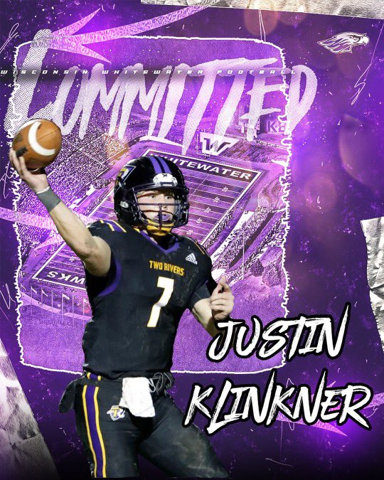 Justin Klinkner (@justinklinkner) on Twitter photo I am excited to announce that I am committed to the University of Wisconsin Whitewater! Thank you to <a href="/NPesik81/">Nick Pesik</a>, <a href="/CoachRindahl/">Jace Rindahl</a> and the rest of the coaching staff for making this possible I am excited to announce that I am committed to the University of Wisconsin Whitewater! Thank you to <a href="/NPesik81/">Nick Pesik</a>, <a href="/CoachRindahl/">Jace Rindahl</a> and the rest of the coaching staff for making this possible