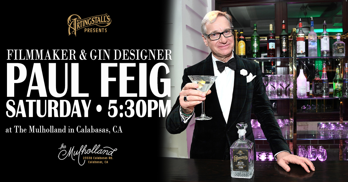 Artingstall’s own bar director <a href="/PaulFeig/">Paul Feig</a> will be calling the shots behind the bar at The Mulholland Saturday night. Stop by and Paul might mix you a martini or the evening's feature cocktail, the Dog Cat Mouse*!

*Little hat not included.

#gin #lacocktails #calabasas