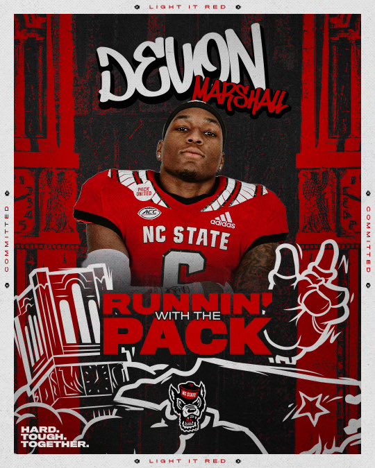 Devon8274's tweet image. Excited to say I’m COMMITTED. LETS WORK! #1Pack1Goal🐺