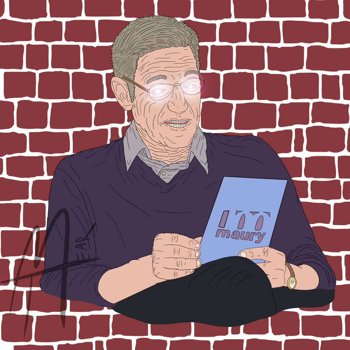 "You said you were going to be productive with your time off today. Tests determined THAT was a lie."

#digitalart #art #procreateart #Procreate #maury #mauryshow #cartoons #boredartfun