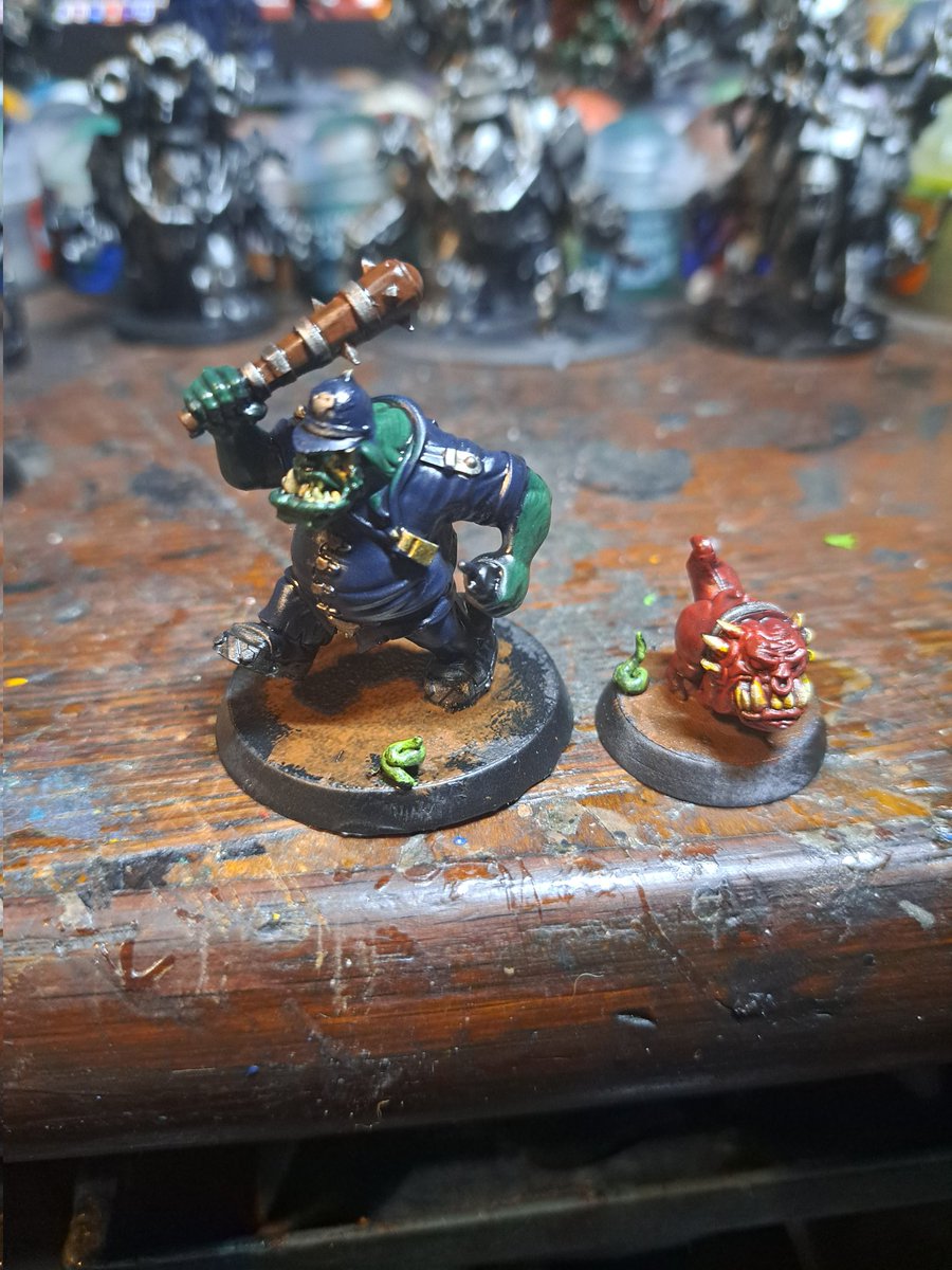 Artist_Oz's tweet photo. Wots oll dis en?
Perfect runtherd printed from @wargameexclusive
#paintingminiatures #minipainting #miniatures #warhammer40k #40k
#altmodel #ork #runtherd #bobby #british #gobbo #grot #geeklife #evocationinminiature #3dprinting #wargameexclusive #squighound #wotsallthisthen https://t.co/9NZJEQ6f6c