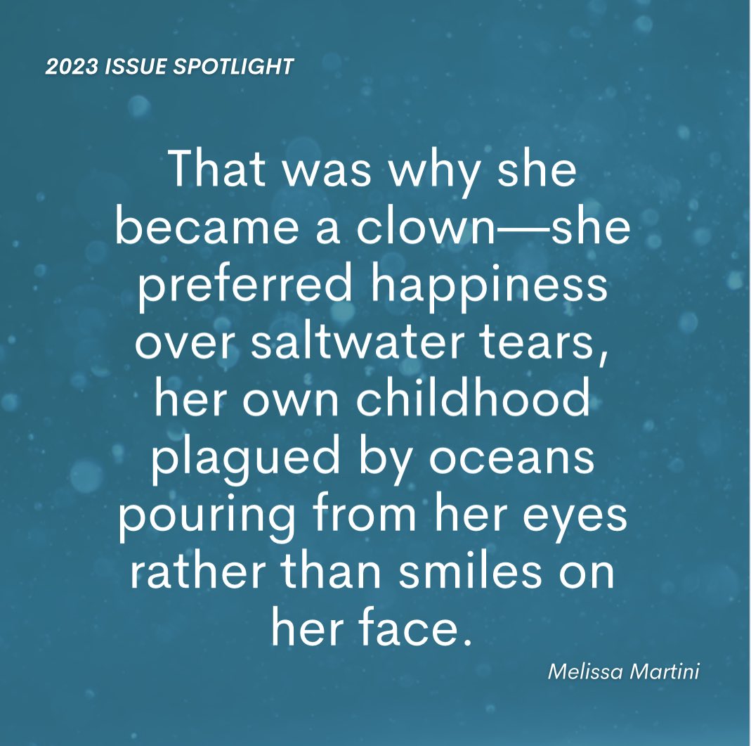 Melissa Martini’s “Something About The Ocean” made its debut in our Plorkology 2023 issue! 📖

You can read the full issue on our website and don’t forget that subs are open for Plorkology 2024 until 2/1! plorkpress.wordpress.com

#callforwriters #litmags #writingcommunity