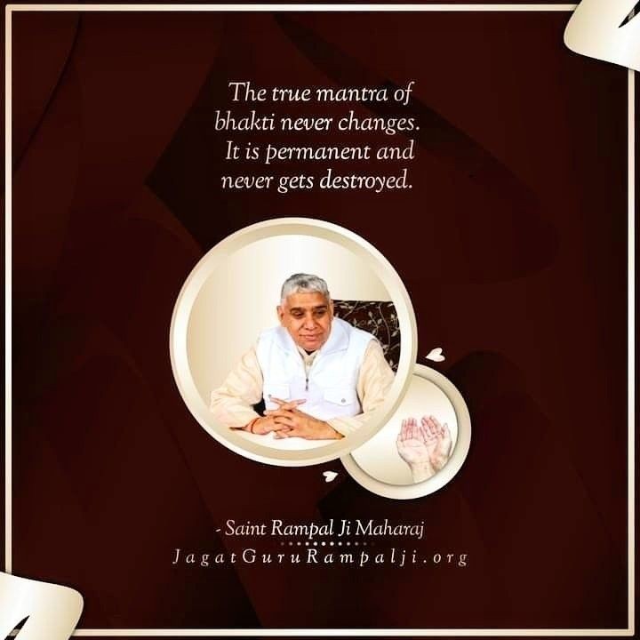 Nitusah54's tweet photo. #GodMorningFriday
The true mantra of bhakti never changes. It is permanent and never gets destroyed.
    
              - Saint Rampal Ji Maharaj

आध्यात्मिक जानकारी के लिए PlayStore Install App -👉 "Sant Rampal ji Maharaj https://t.co/MZRPUEBovA