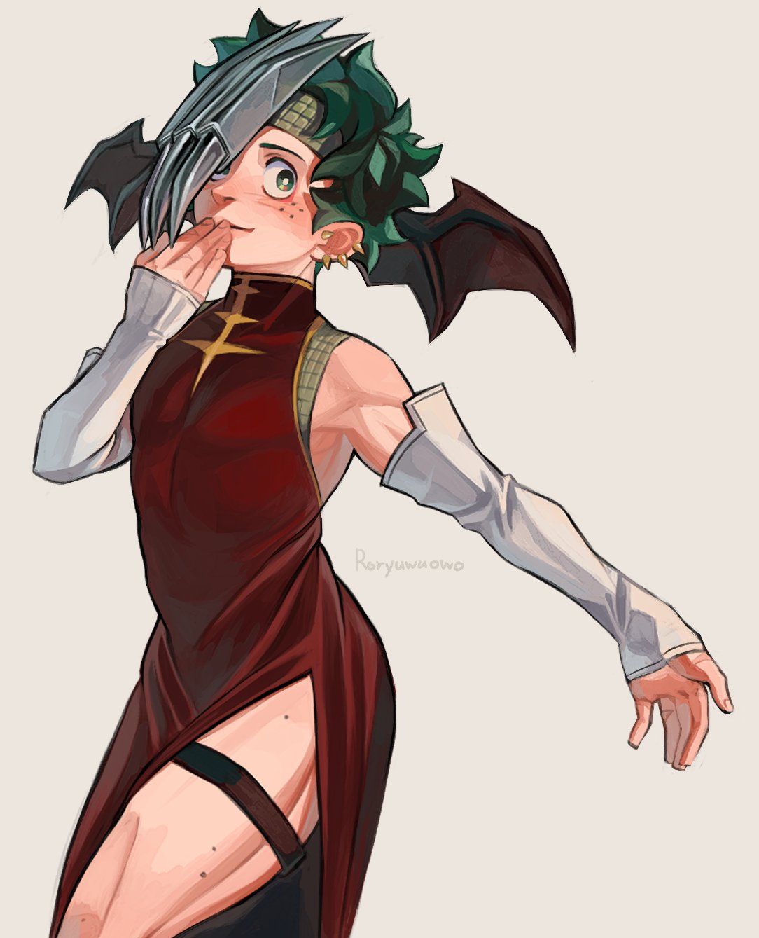Rory.wow on X: Izuku in Ryukyus dress deku Izukumidoriya  t.coo4Wh0GQDRV  X