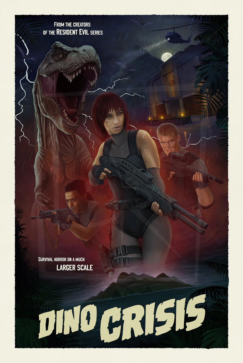 ３　DINO CRISIS　販促ポスター 希少　店頭用　ディノクライシス
