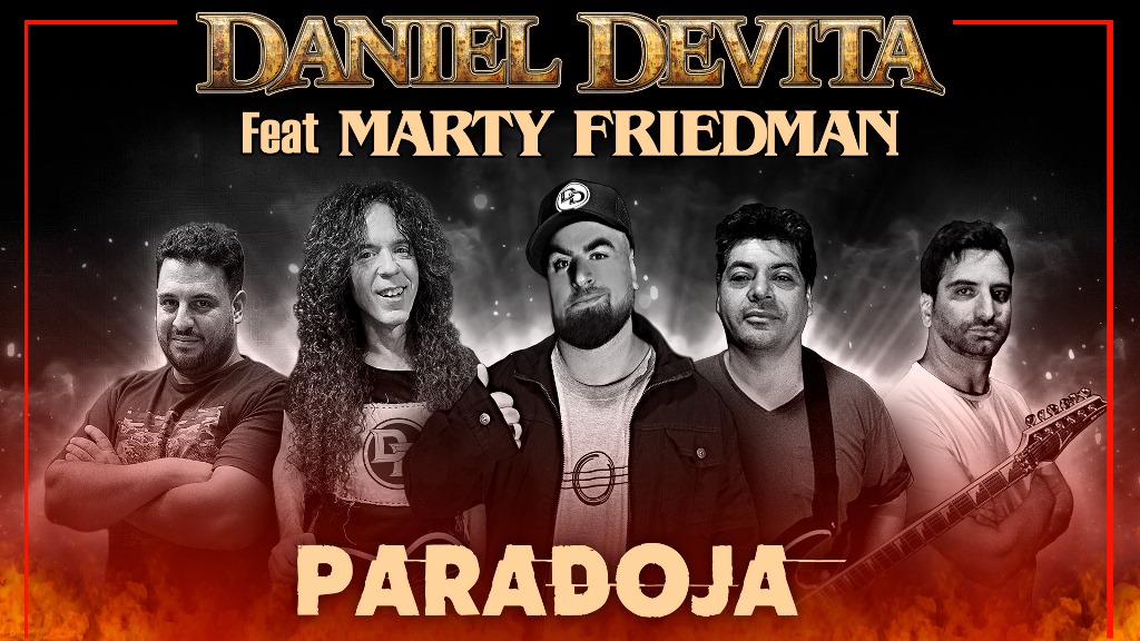 blasterwebzine's tweet photo. Ex Megadeth Marty Friedman y Daniel Devita lanzan el video y single de Paradoja.
Toda la info en el link:
https://t.co/342PxfbtXn
#megadeth #metal #rapmetal #musica #rock #argentina #latam #martyFriedman #danielDevita #dobleD #musica #single #video https://t.co/0rnlyeirM7
