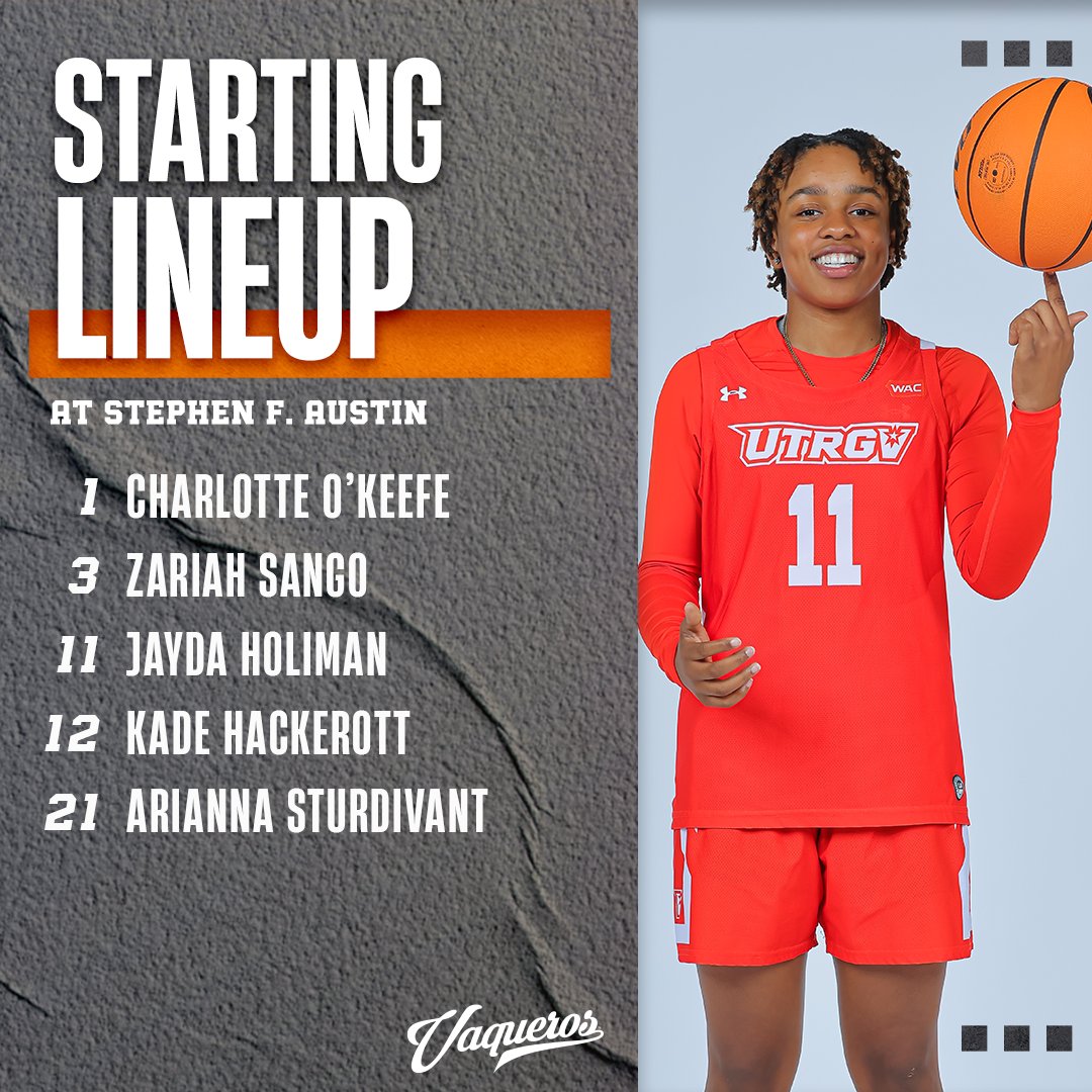 #WACtion! Watch as we take on <a href="/SFAWBB/">SFA Women's Basketball</a>.

💻🇺🇸 plus.espn.com
💻🌎 wacinternational.tv
📊 bit.ly/3TOKQQK

#RallyTheValley #UTRGV #WAChoops