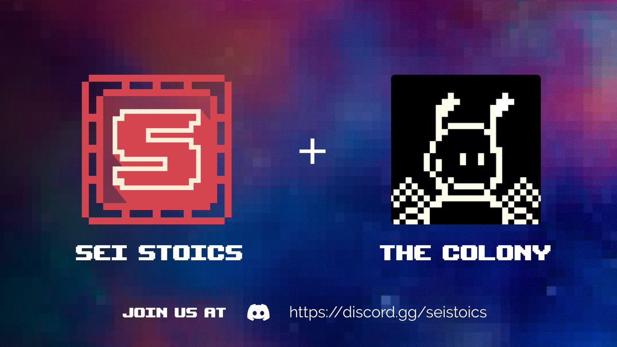 Let's celebrate our first collab with the OG legends <a href="/TheColonyNFT__/">The Colony</a>, the most expensive collection on <a href="/SeiNetwork/">Sei</a>. 

Ants🐜 community gets 100 reserved OG roles in our Discord, which grants access to the earliest guaranteed mint.