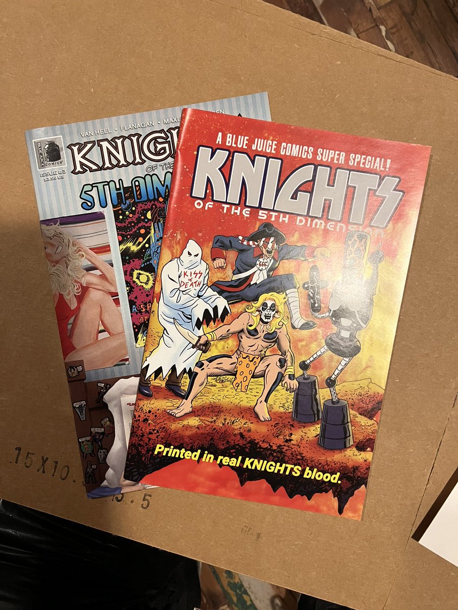 Loathstupid's tweet image. 🛑 #GiveAway time! Issues 3/4 of Knights by @sundayjeff and @BlueJuiceComics AMAZING comic everyone needs! Comment #TESD on this post, like and repost to enter. Drawing Sunday. @tesdgroupie @DonovanTESD @SModfan @TellEmSteveDave @GitEmSteveDave @tmilo1982 Spread the word please