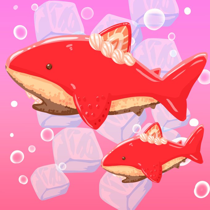 「fruit shark」 illustration images(Latest)