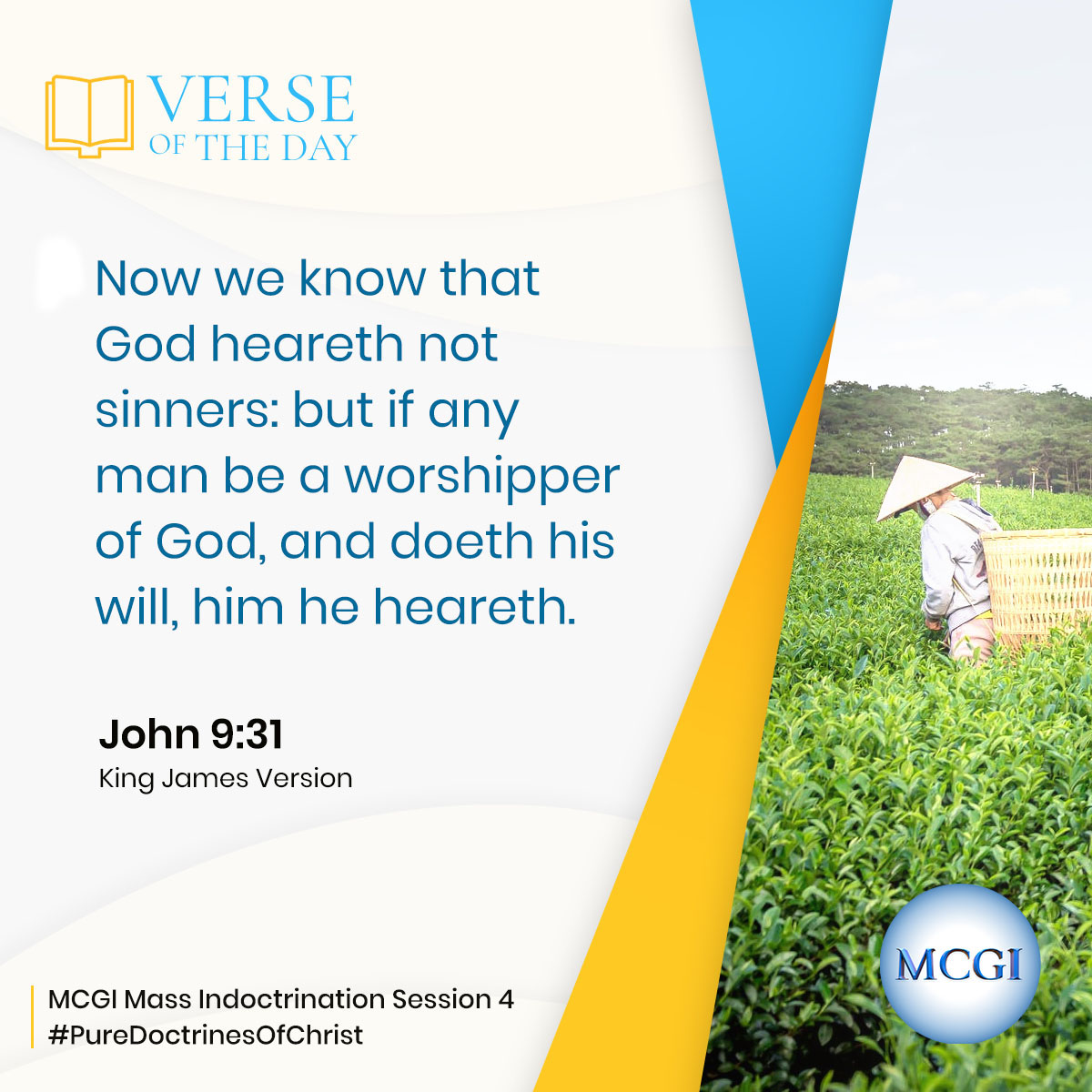 TheOldPathTV's tweet photo. Now we know that God heareth not sinners: but if any man be a worshipper of God, and doeth his will, him he heareth.

(John 9:31, KJV)

Are Your Prayers Heard
#PureDoctrinesOfChrist https://t.co/MSsUcWm5lO