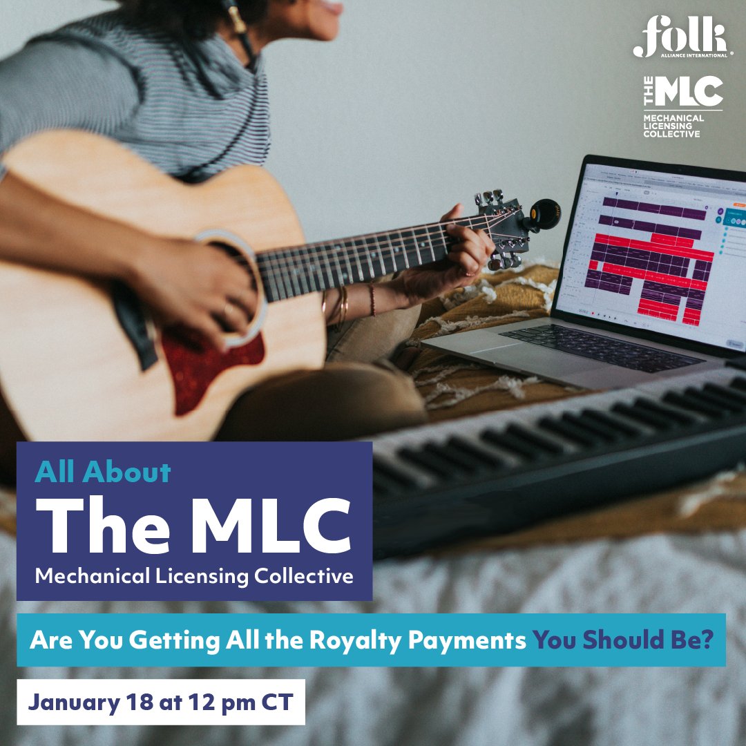 Free webinar on licensing for independent musicians! Jan 18 at 12 pm CT. This webinar will provide insights and best practices for independent artists and songwriters to make sure you are receiving all the rightful payments you are entitled to. Register: bit.ly/48nZgvw