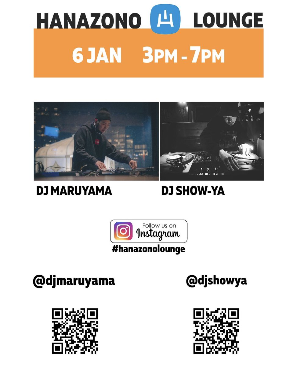 DJMARUYAMA's tweet photo. 1/5(金)より4日間 @hanazononiseko にて
DJします。
6(土)は花火もあり @KouDJSHOW くんと一緒
7(日)はVOLTAGEでも一緒の @not_AFRO   
とプレイします☺️
新年、挨拶も含めて会えるのは
最高だ。
みなさん、お待ちしています。
#ニセコ
#niseko
#室蘭 https://t.co/vSDjDqCDQj