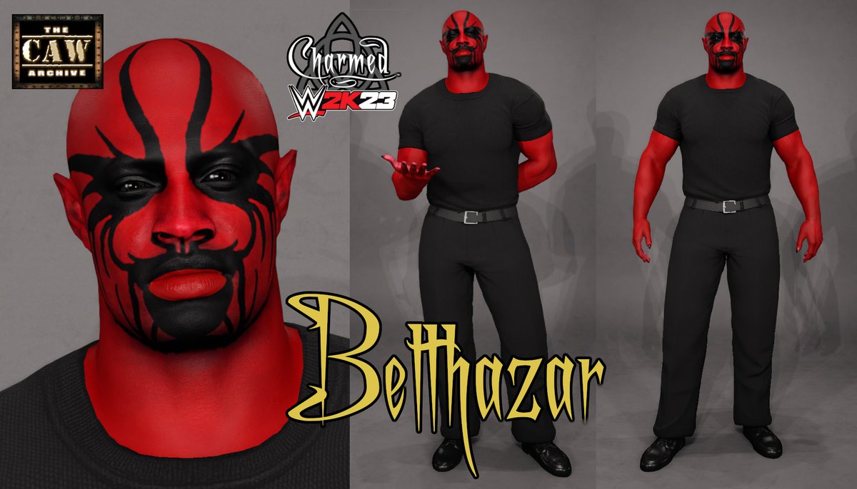 You can now download and play as the mighty BELTHAZAR from Charmed on <a href="/WWEgames/">#WWE2K26</a> 2K23! This powerful upper-level demon will do anything to protect his witch, Phoebe! Now on Community Creations.

Search tags: #charmed #demon #belthazar