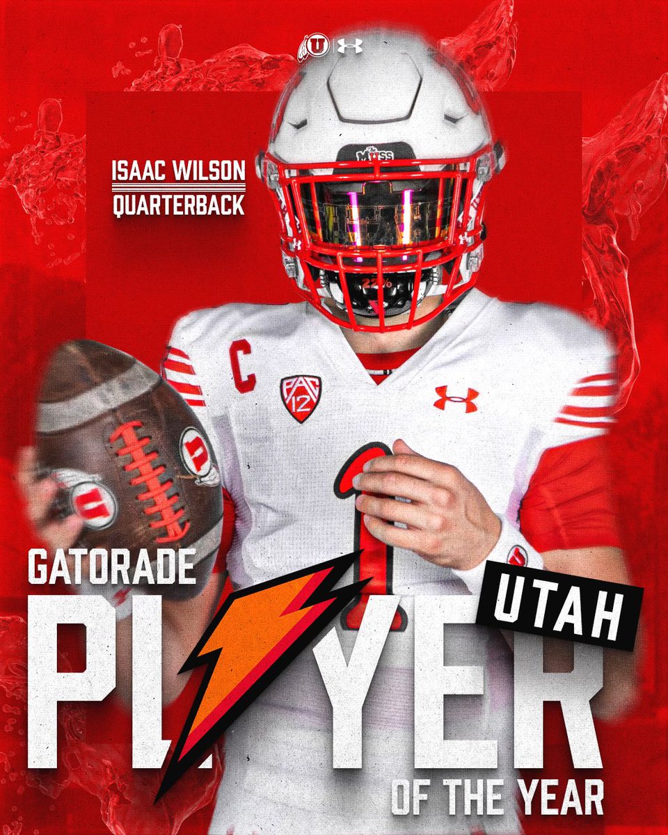 So thankful to be named the 2023-24, Utah Gatorade, Player!!!! @Gatorade #goutes