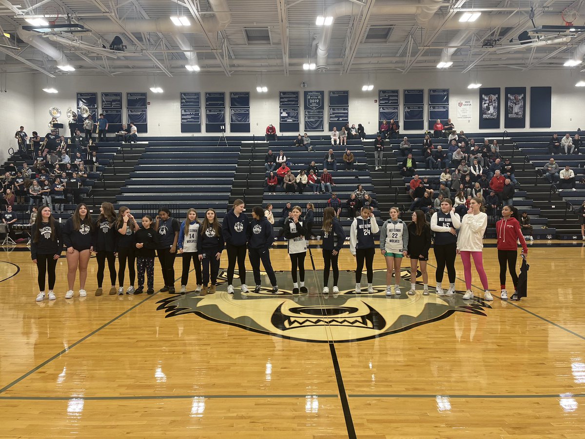 Middle School Night at the <a href="/WCgball/">West Clermont High School Girls Basketball</a> game tonight! The future is bright! <a href="/CollinsWCHS/">Wormhole</a>