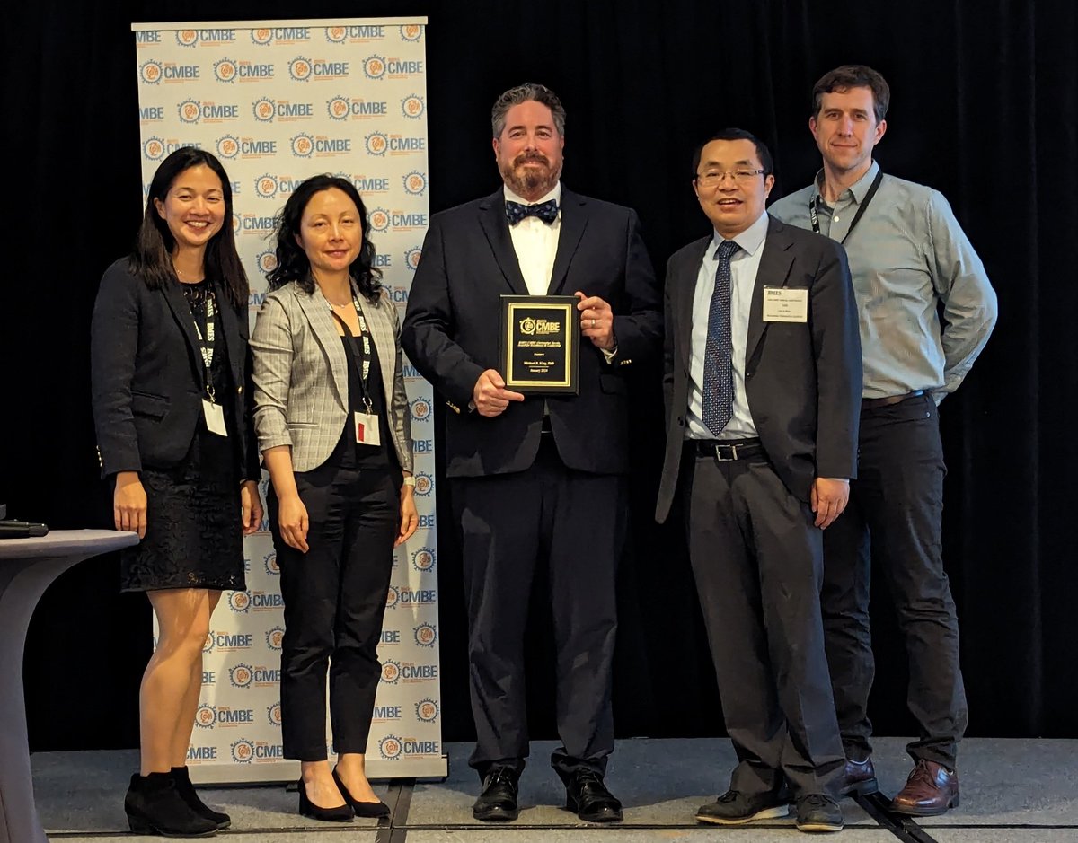 @BMES_CMBE (@bmes_cmbe) on Twitter photo A warm congratulations to Prof. Mike King for receiving the Chris Jacobs Award for Excellence in Leadership! #CMBE2024 <a href="/profmikeking/">Michael King</a> A warm congratulations to Prof. Mike King for receiving the Chris Jacobs Award for Excellence in Leadership! #CMBE2024 <a href="/profmikeking/">Michael King</a>