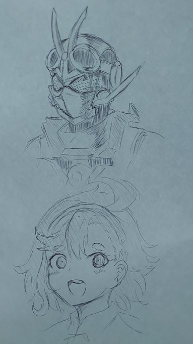 友達ん家のお子さんに描いてあげた